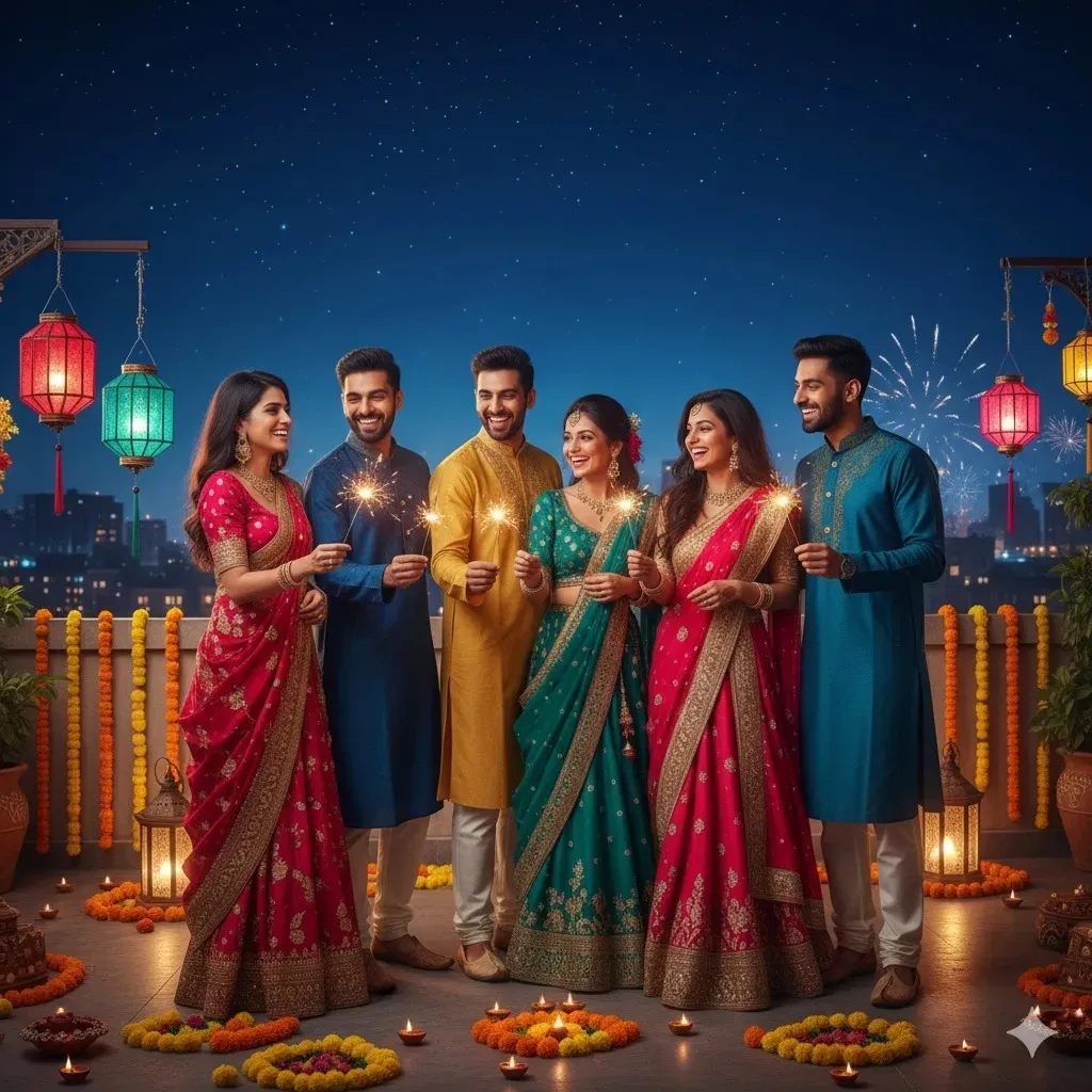 AI Generated Diwali Image Prompt 5