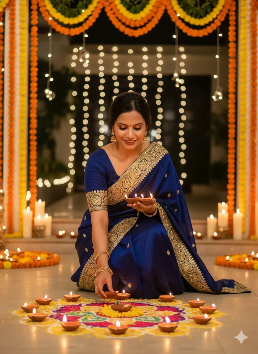 Gemini Diwali Style Image Prompt