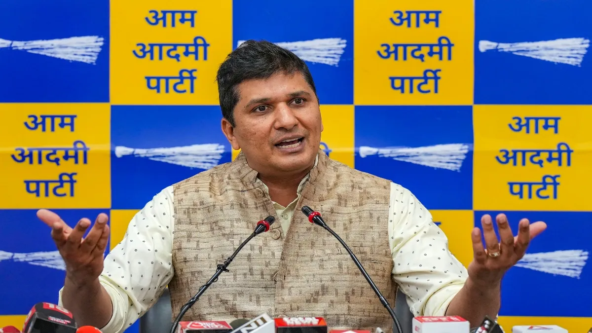 Delhi State President Saurabh Bhardwaj