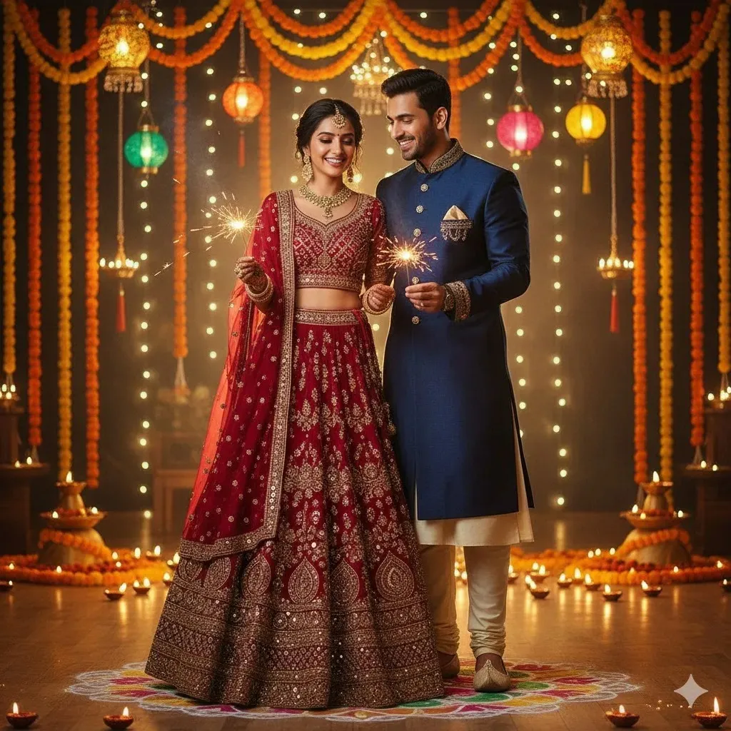 AI Generated Diwali Image Prompt 4