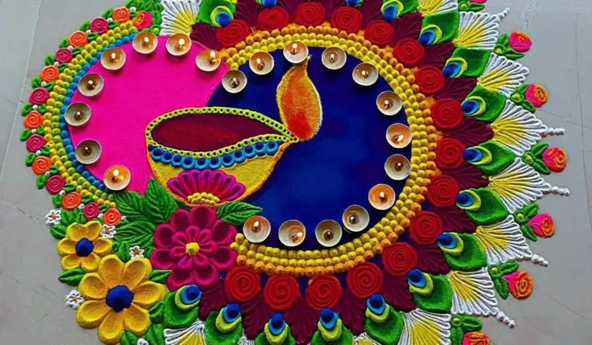 Quick Rangoli Designs for Diwali: Diwali Rangoli Designs