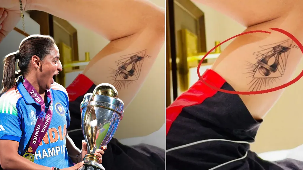 Harmanpreet Kaur Tattoo