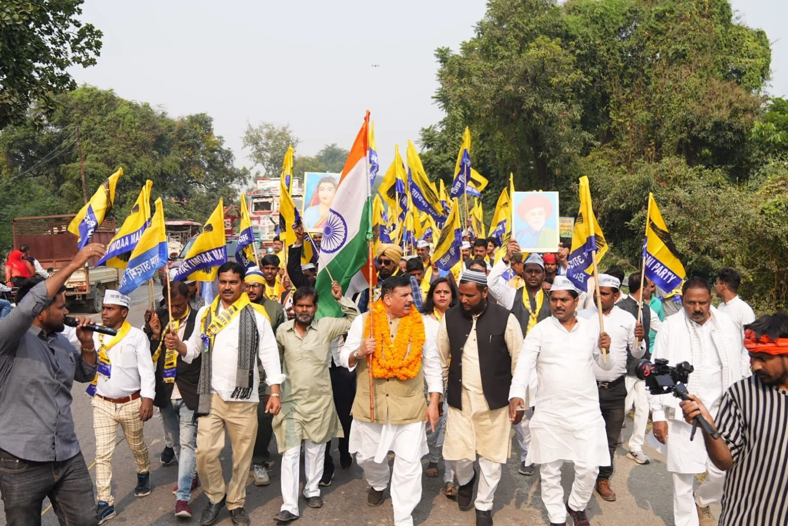 AAP Padyatra: ‘UP Has Become the Most Unemployed State,’ Says AAP MP Sanjay Singh