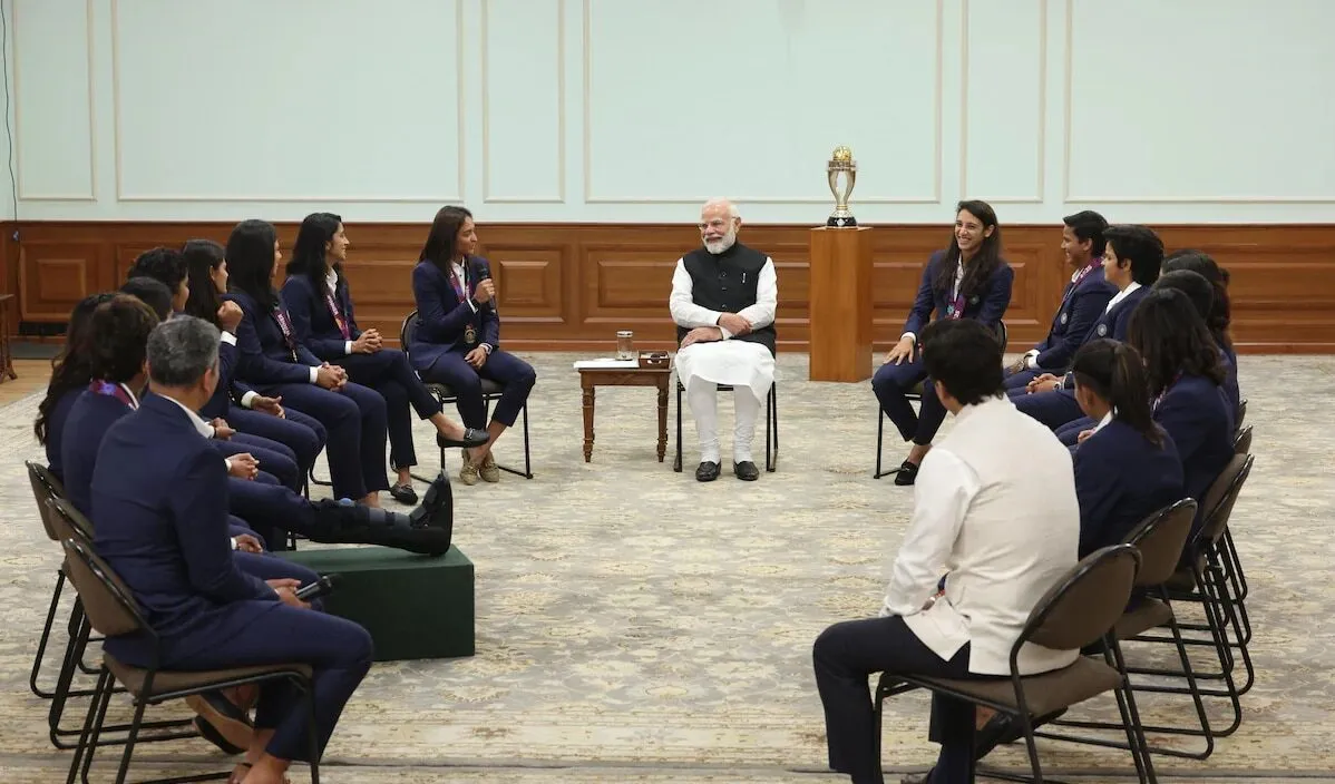 PM Modi Pep Talk With Champions