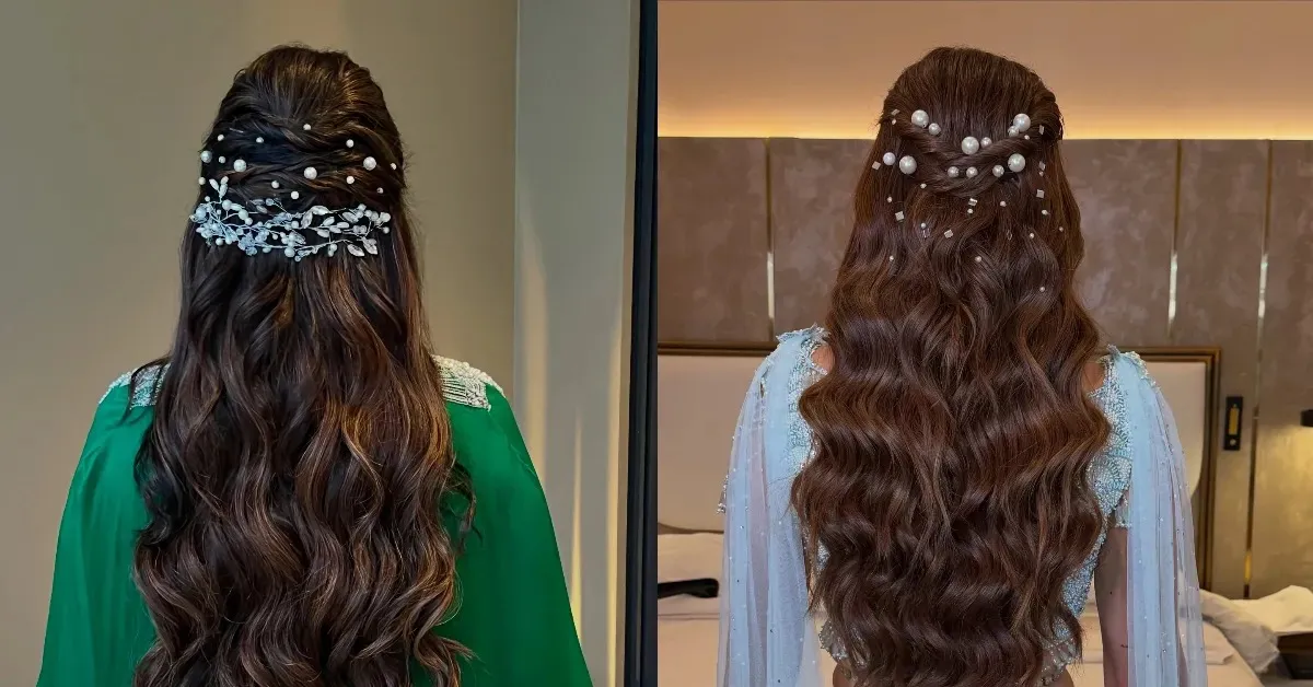 4. Pearl-Studded Hair Accessories