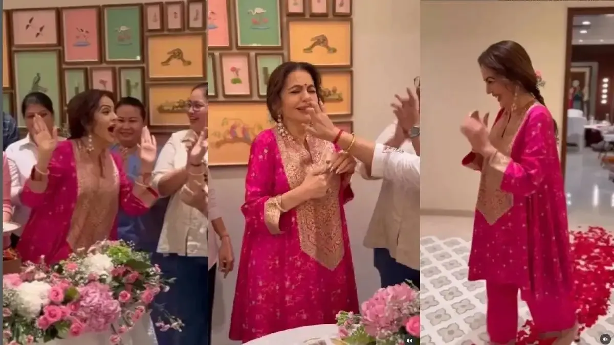 Nita Ambani Celebrates Staff Members Birthday: Fans' reaction goes viral