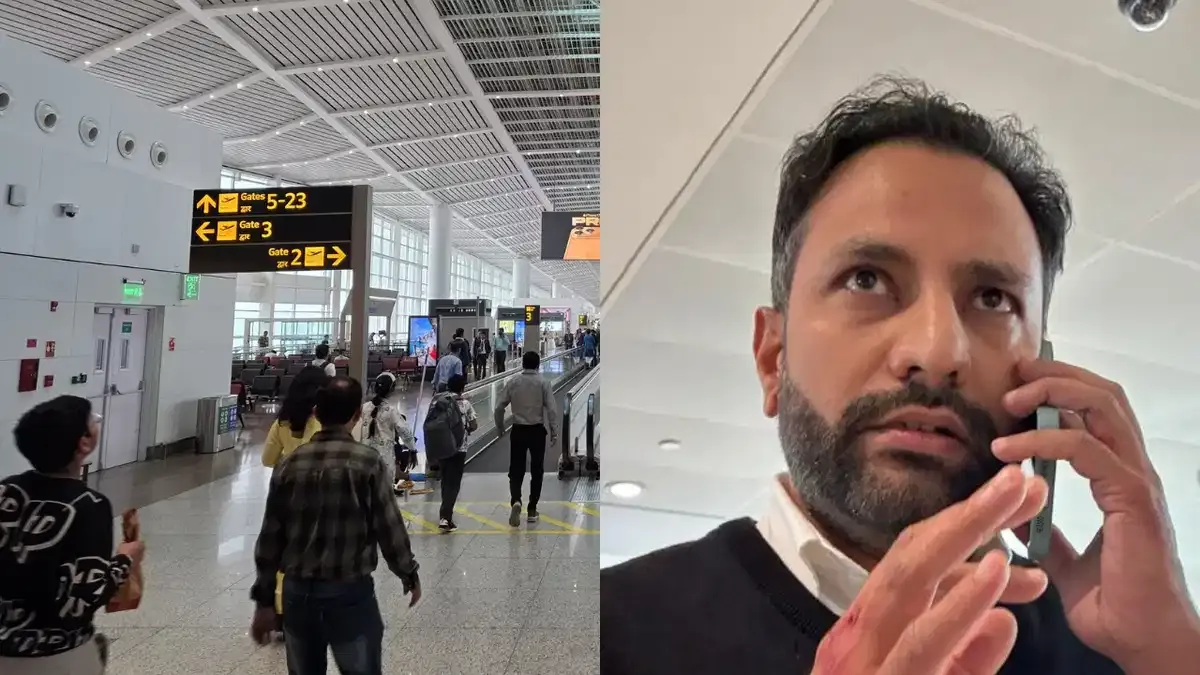 Delhi Airport Incident (source- social media)