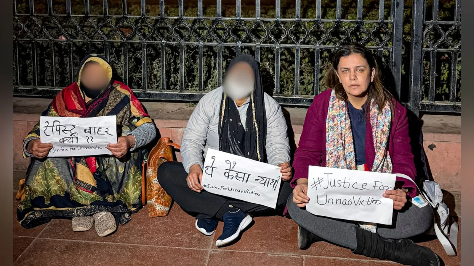 Unnao Rape Victim Protest