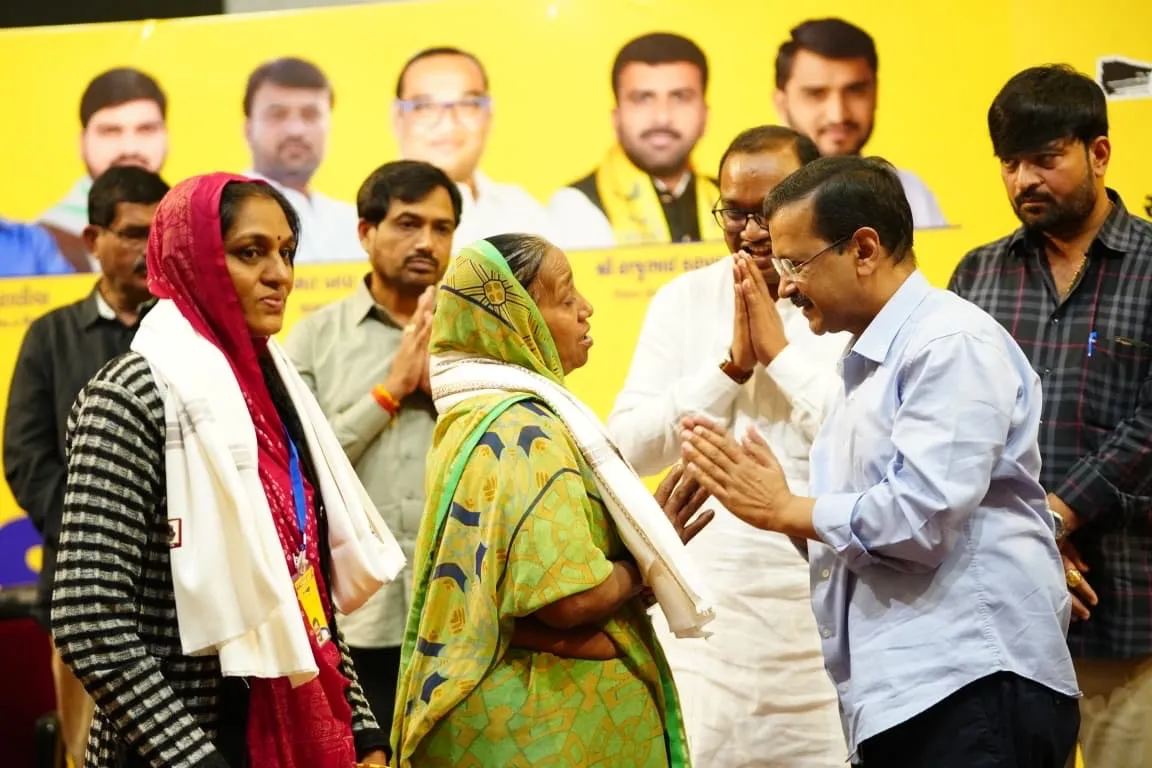 Arvind Kejriwal in Gujarat: No difference between BJP and Congress
