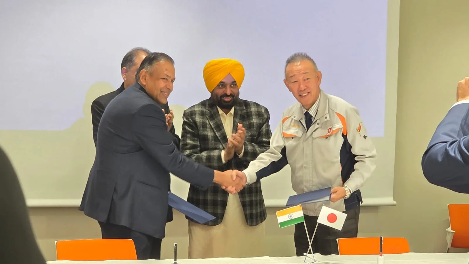 CM Bhagwant Mann Japan Visit: CM Mann signs MoU with Aichi Steel and Vardhaman Speciality Steel