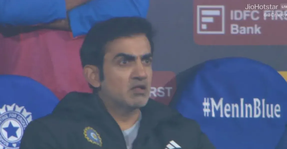 Gautam Gambhir Angry Look