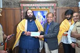 Anant Ambani Shirdi Visit