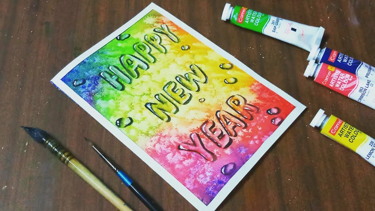 New Year Greeting Card Design Ideas