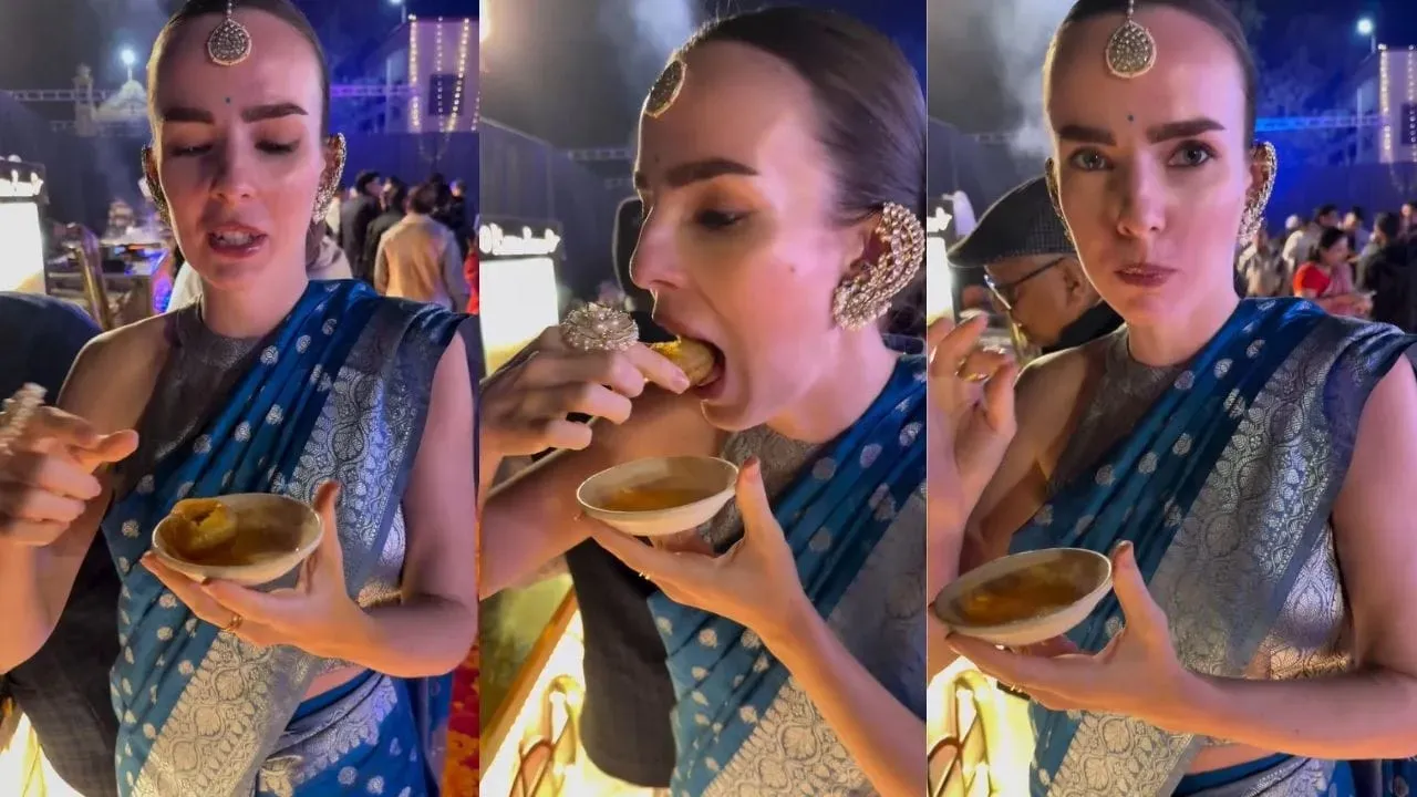 Viral Video: Attraction of Indian food is winning hearts