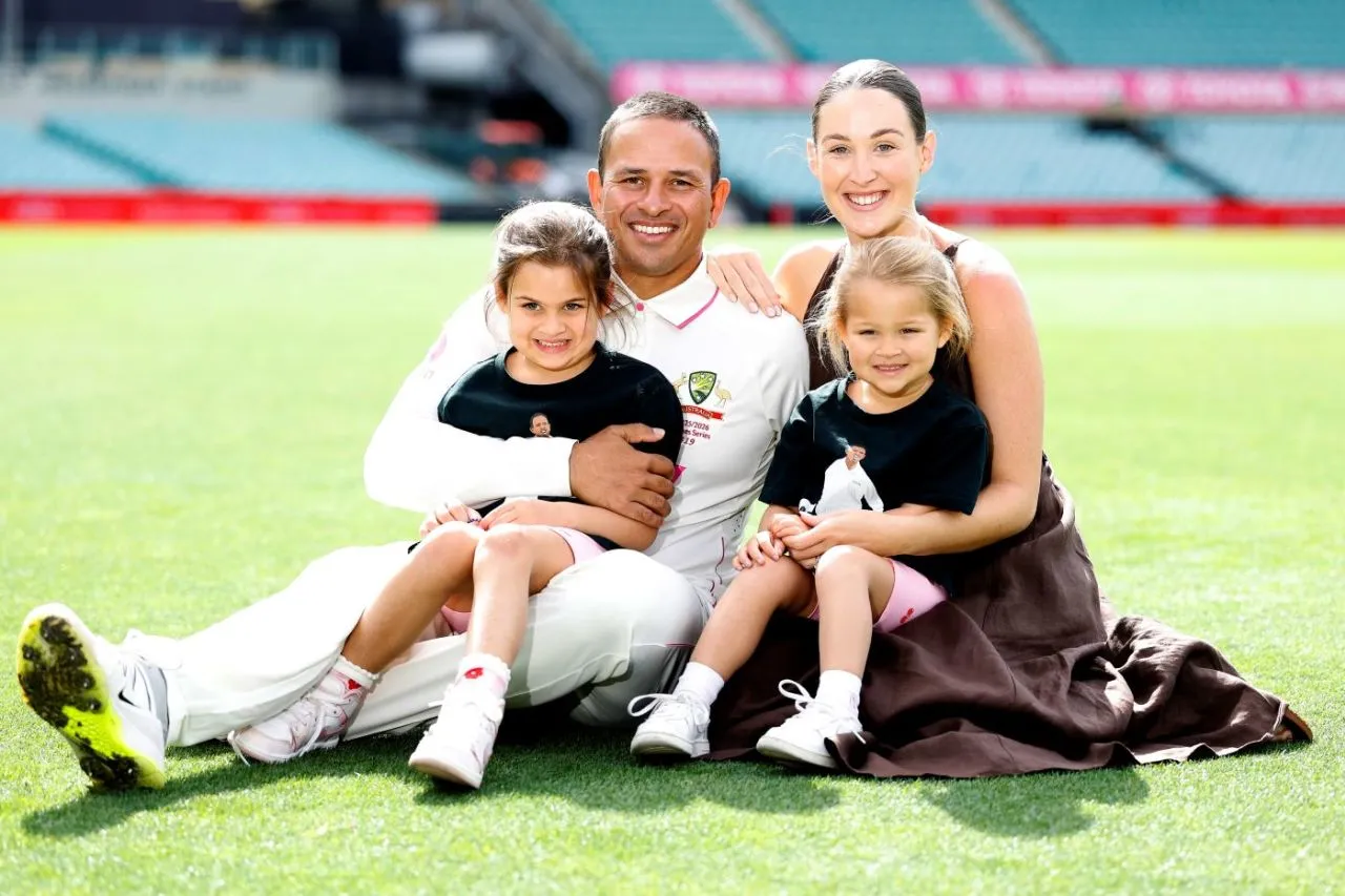 Usman Khawaja & Family