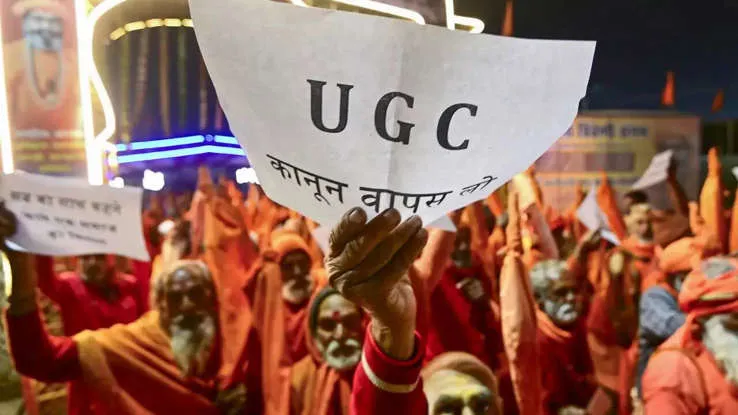 Protest Against UGC New Rule