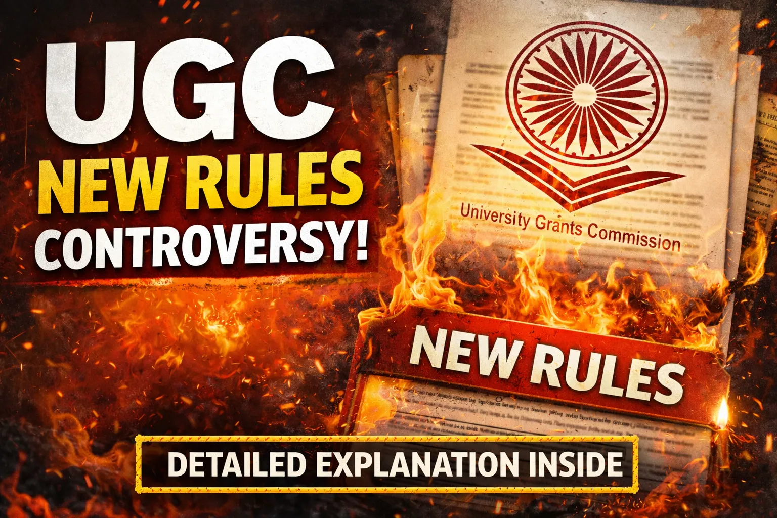 UGC New Rules Controversy: Get detailed explanation of new UGC Rule