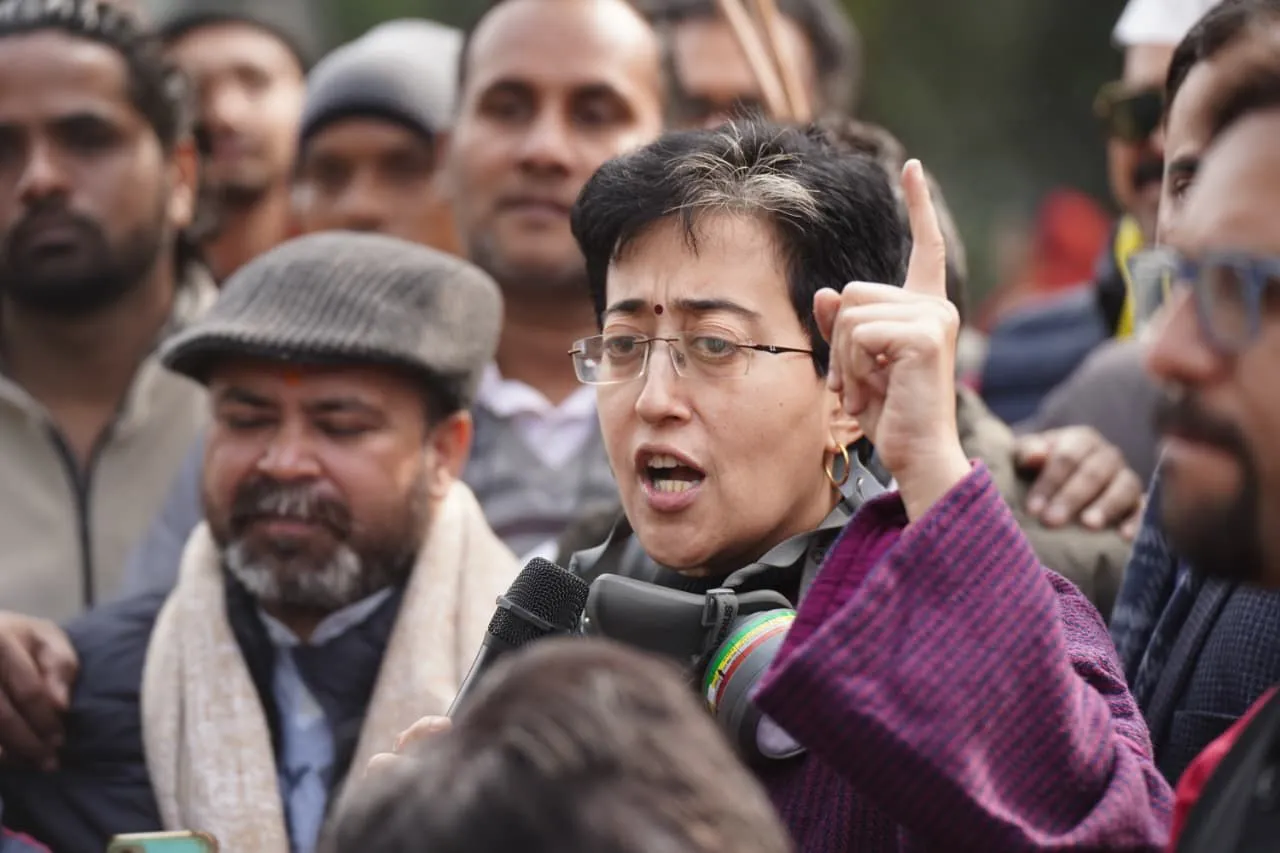 AAP Leader's Delhi Protest