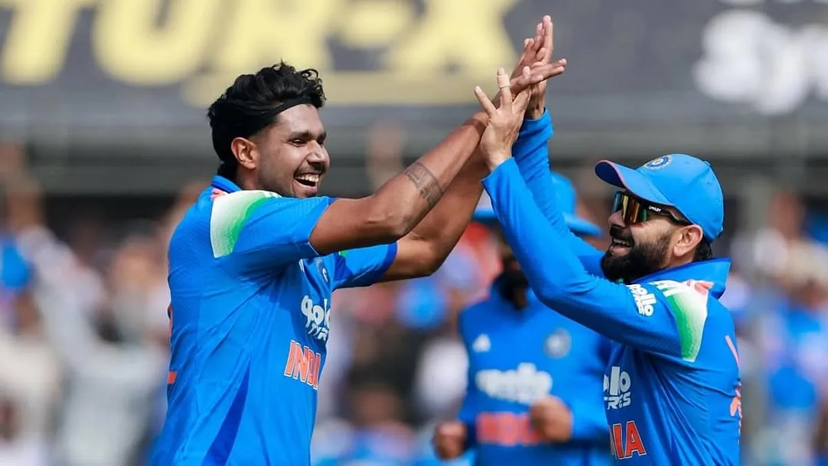 Virat Kohli and Harshit Rana