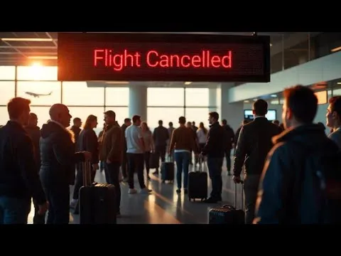 400 Flights Cancelled in Europe (source- social media)