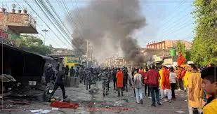 Nepal Curfew Birgunj Violence (source- social media)