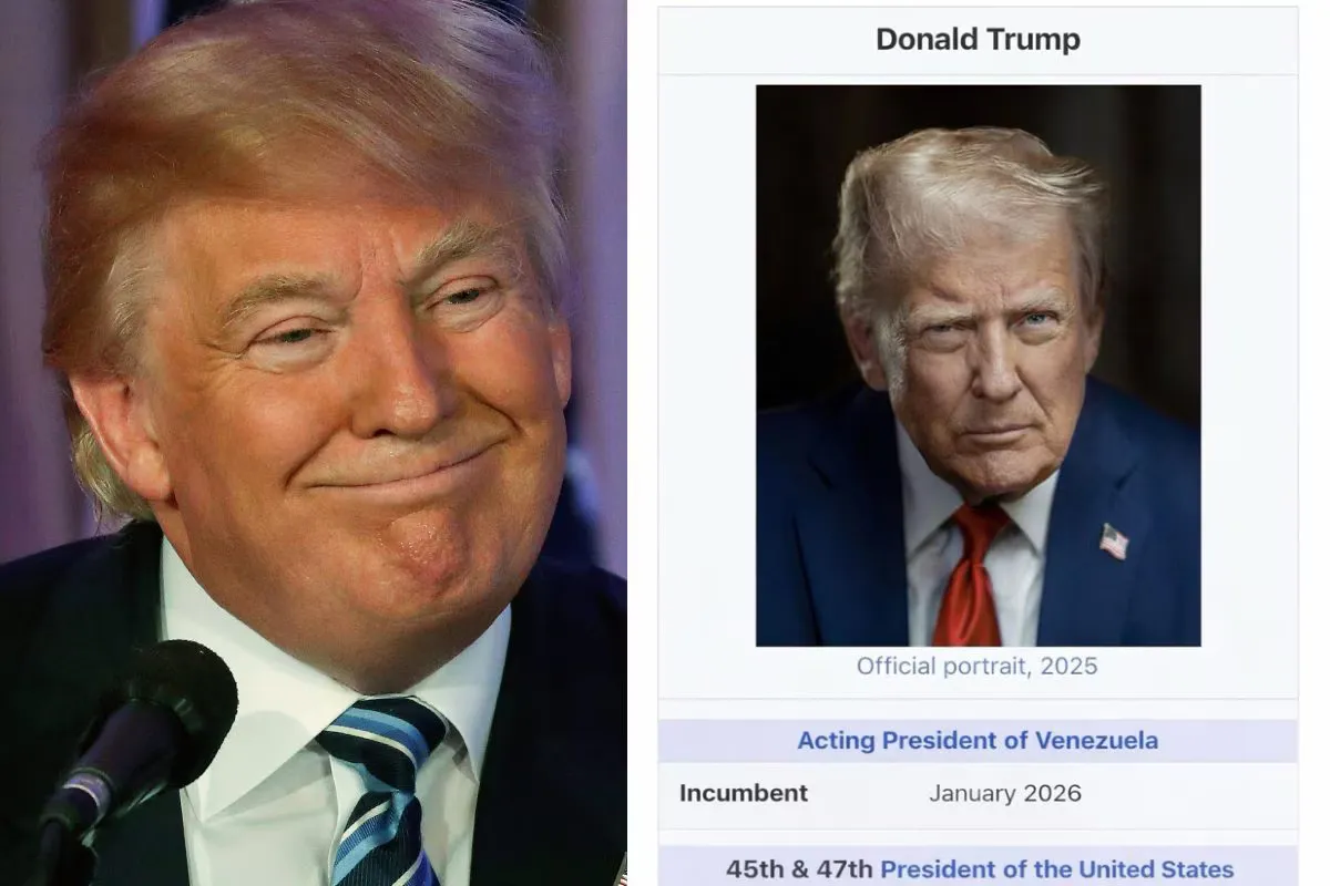 Donald Trump as Acting President of Venezuela