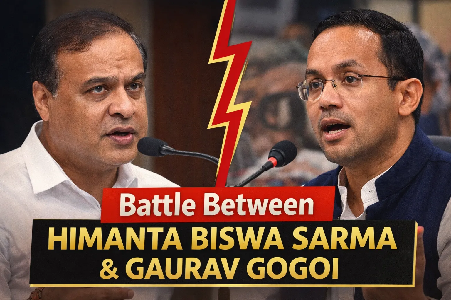 Battle between Himanta Biswa Sarma and Gaurav Gogoi