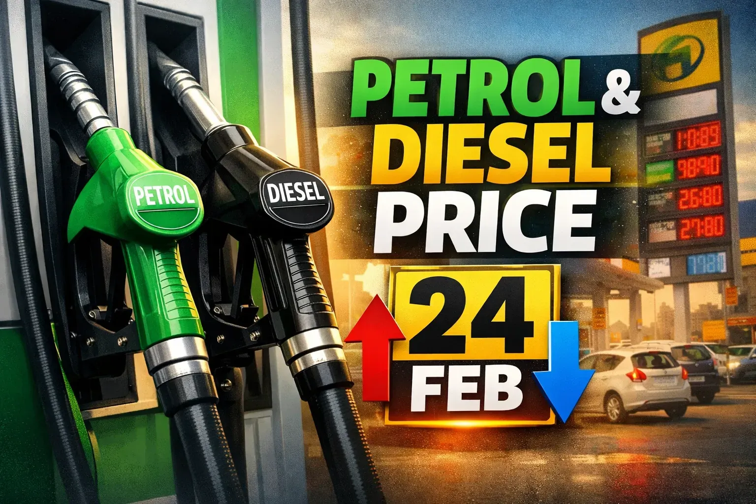 Petrol Diesel Price 24 February