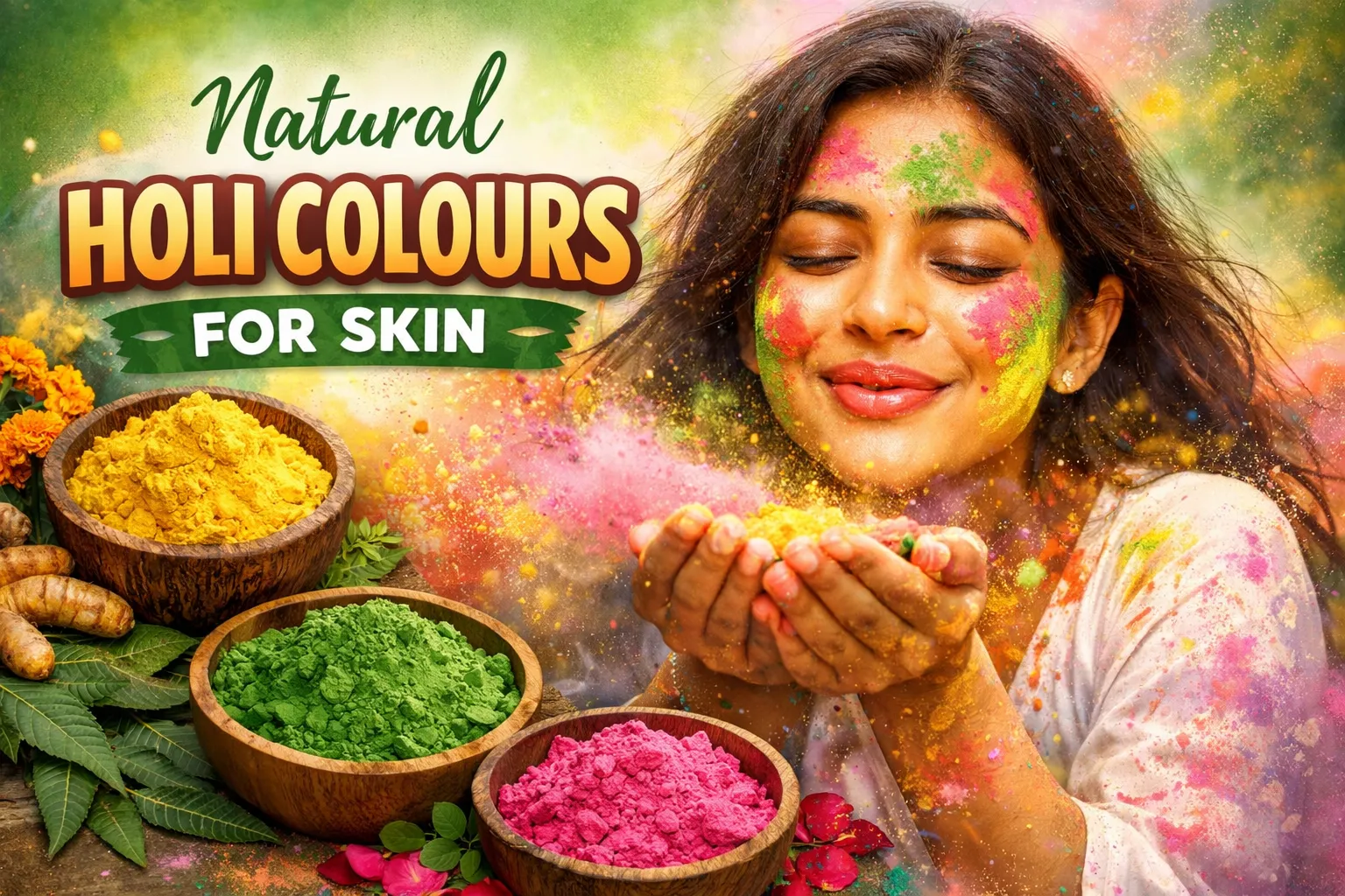 Natural Holi Colours For Skin: Go natural this Holi; DIY herbal colors from flowers