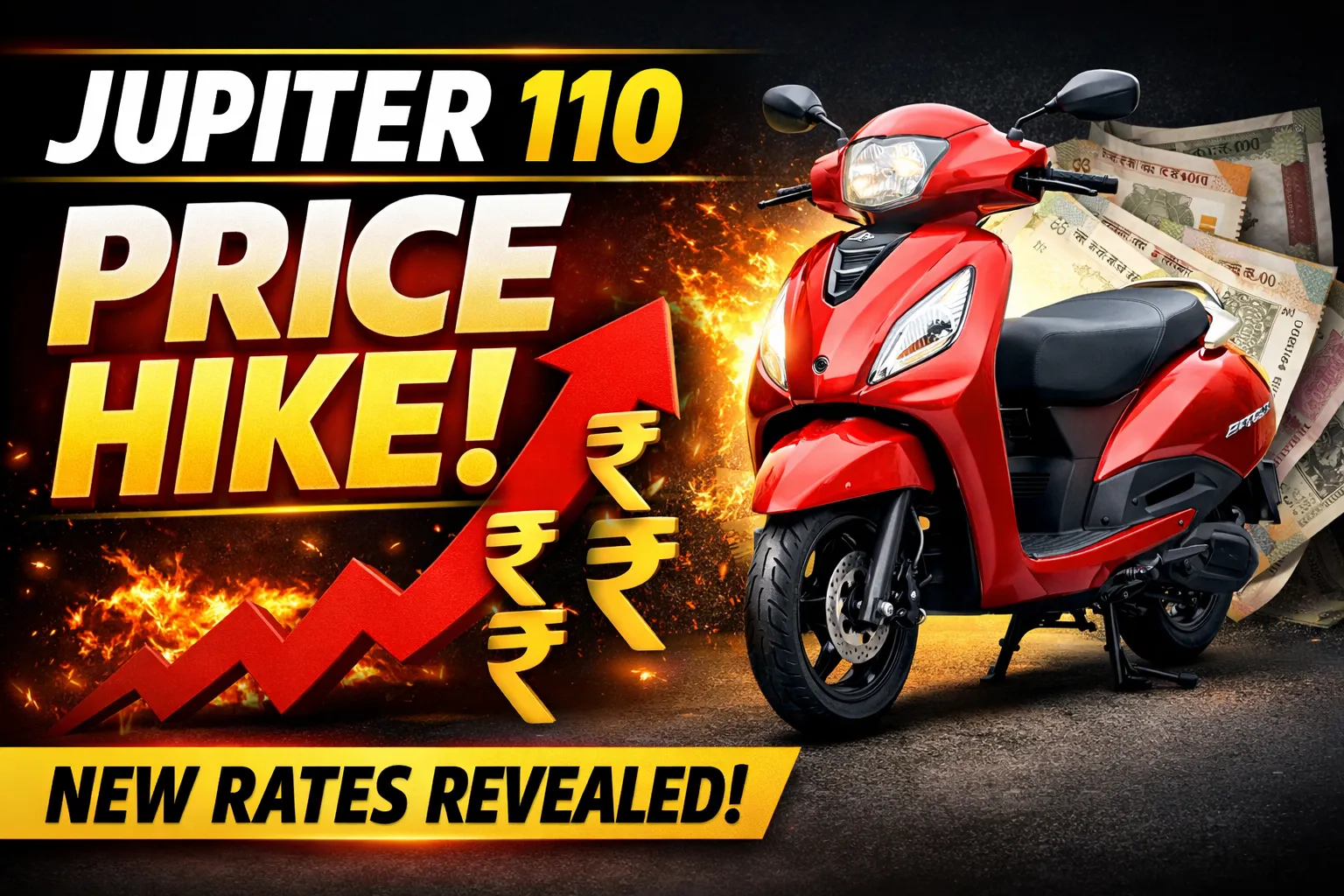 Jupiter 110 Price Hike: TVS Jupiter 110 gets costlier; Check the latest price hike