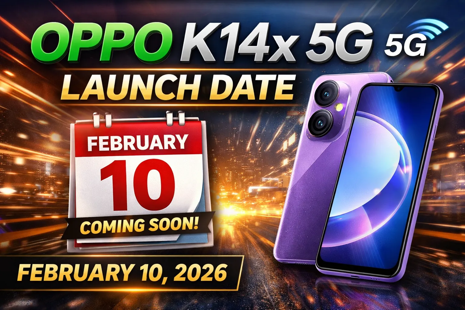 Oppo K14X 5G Launch Date: Oppo K14 5G surfaces on Bluetooth SIG ahead of India launch