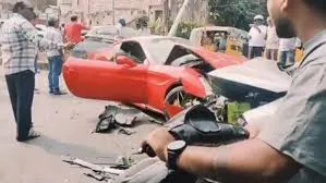 Hyderabad Ferrari Accident