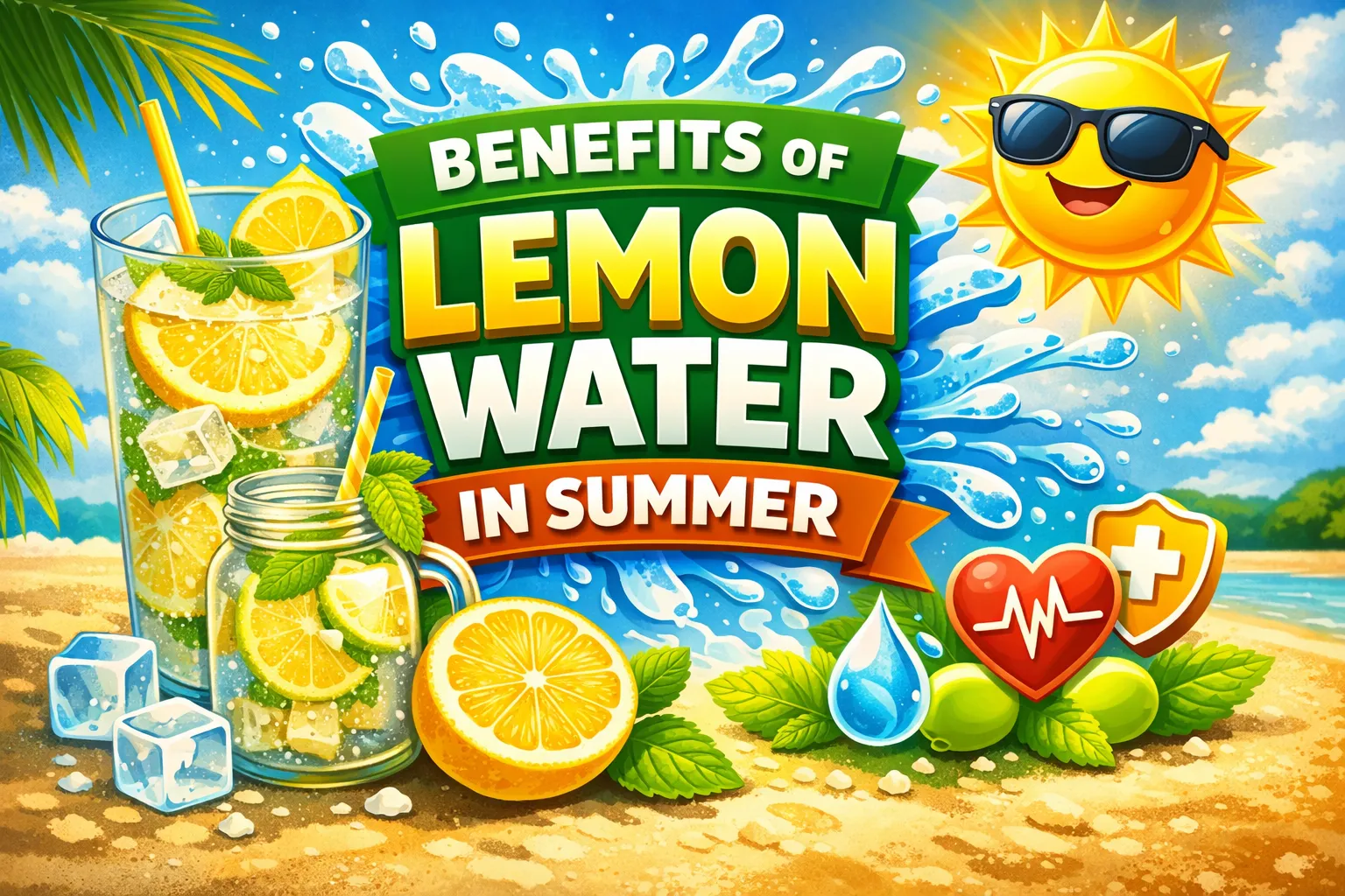 Benefits of Lemon Water in Summer: Refreshing, healthy, and good for your skin & digestion!
