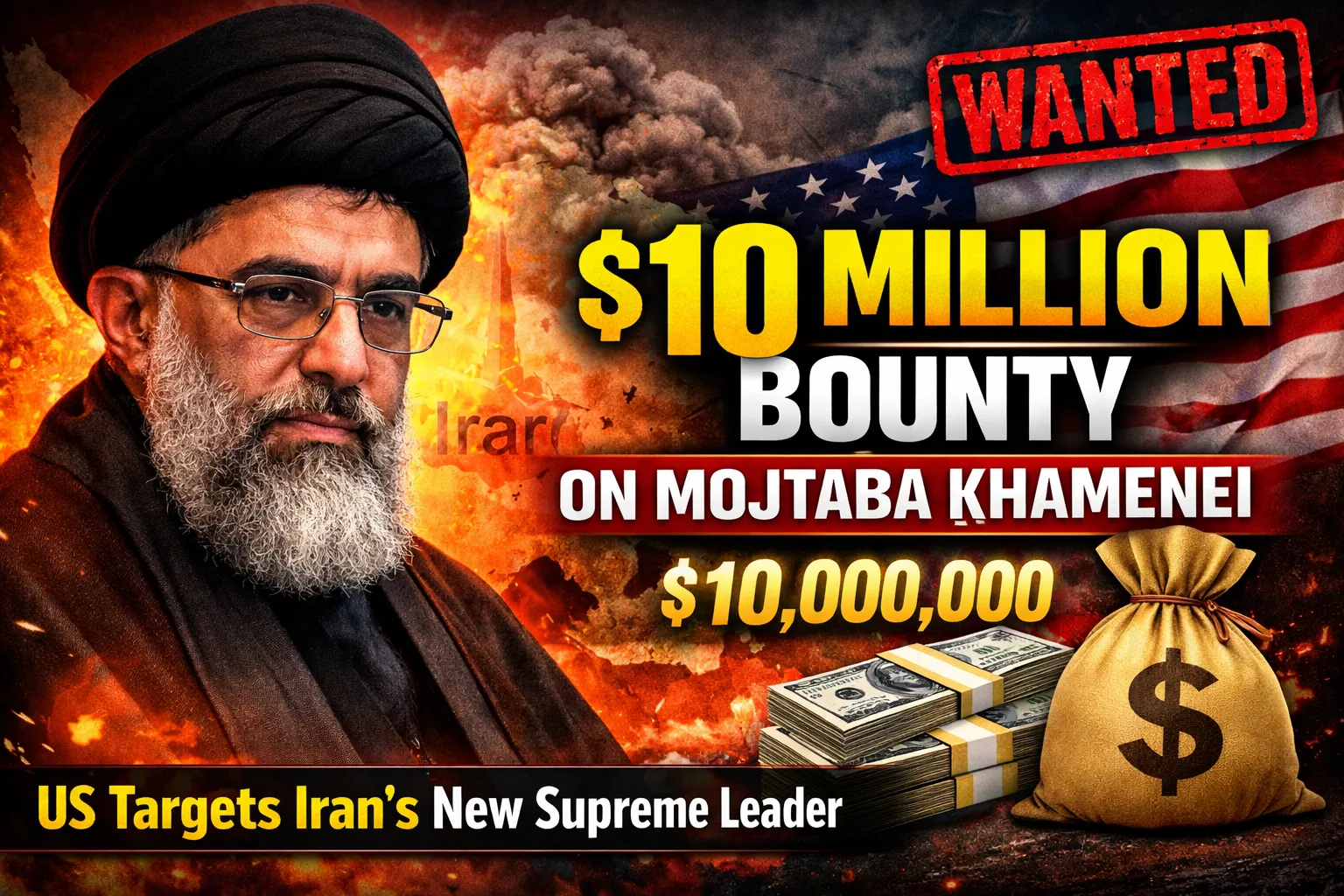 US Reward on Mojtaba Khamenei: US offers $10 million reward for intel on Mojtaba Khamenei