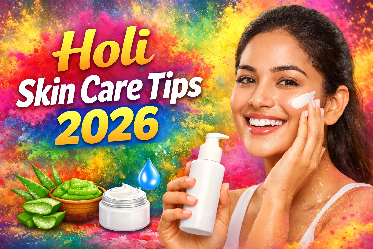 Holi Skin Care Tips 2026: Best Holi self-care tips you can’t miss!