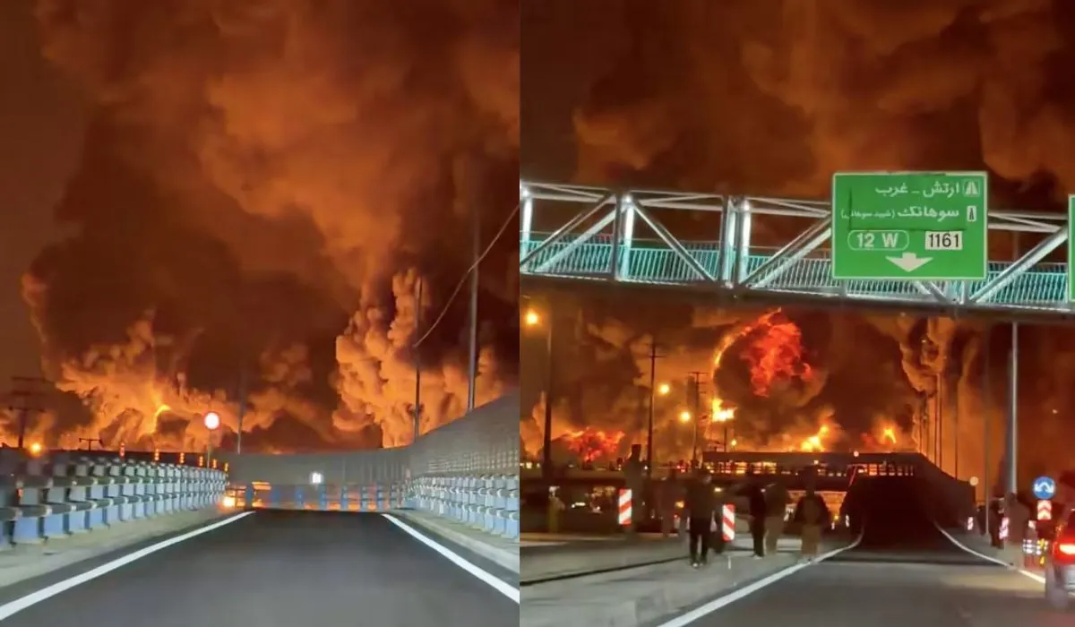 Tehran Fuel Depot Strikes