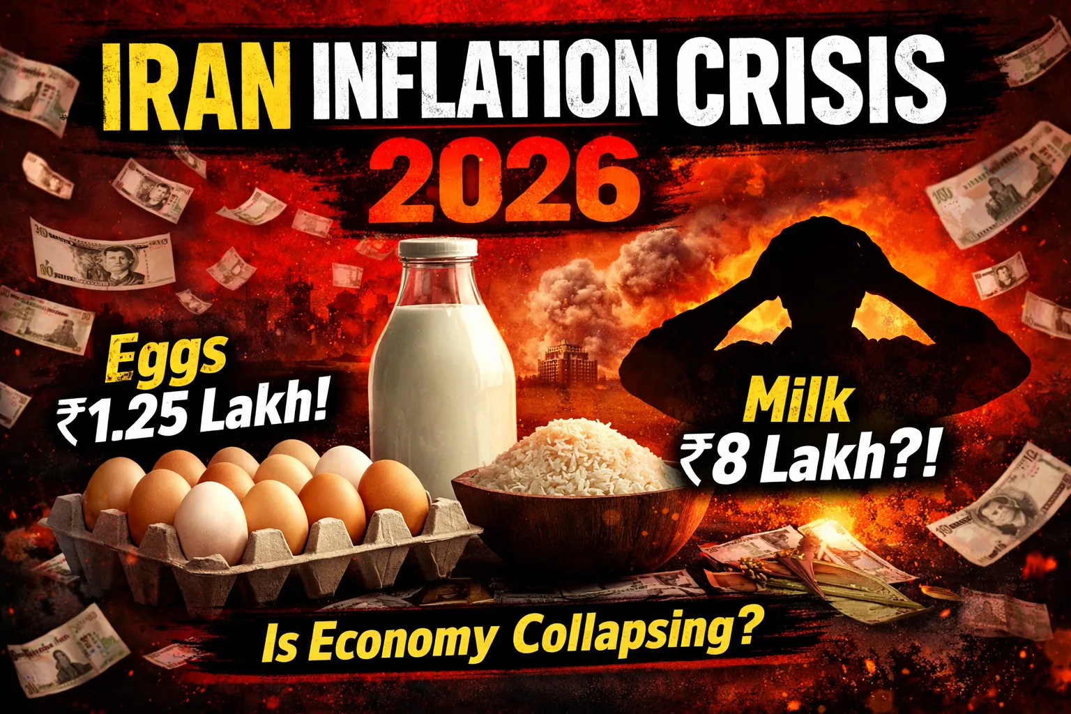 Iran Inflation Crisis 2026: Is Iran heading to ‘Stone Age’? Prices of eggs and milk shock the world