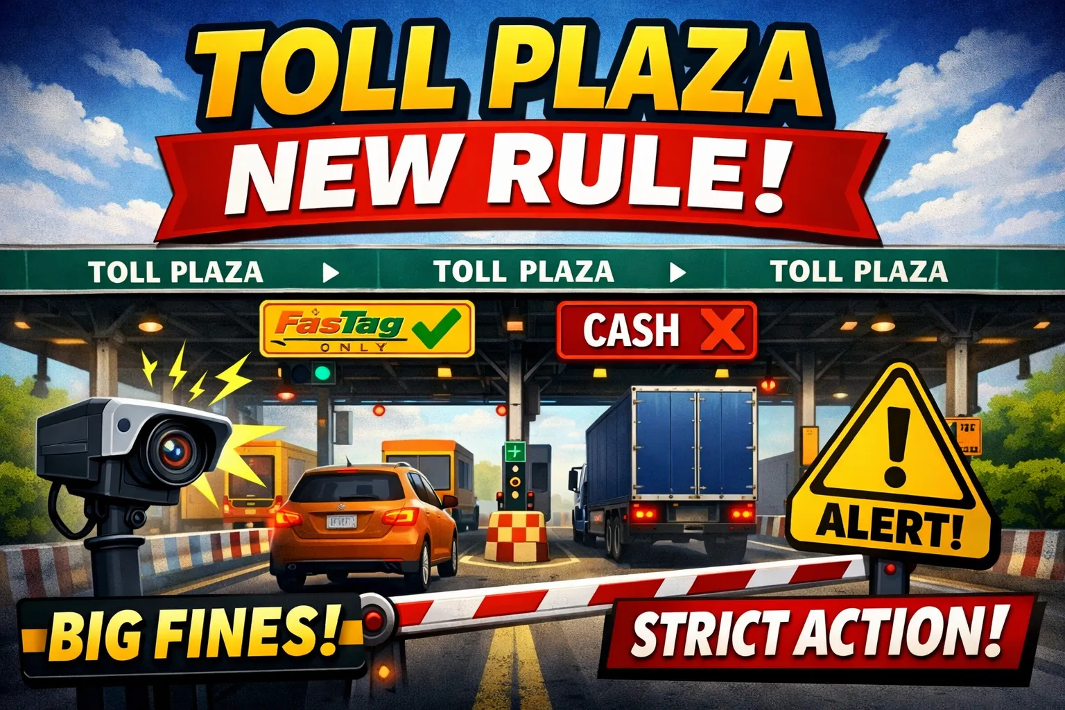 Toll Plaza New Rule: Now pay 25% extra charge without FASTag, Cash payments phased out
