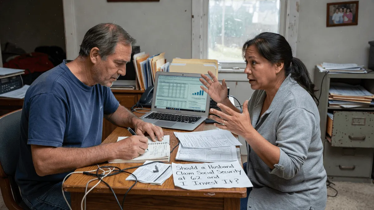 Should a Husband Claim Social Security at 62 and Invest It?