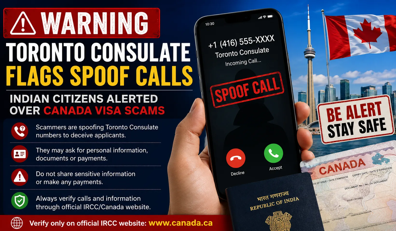 TORONTO WARNING: