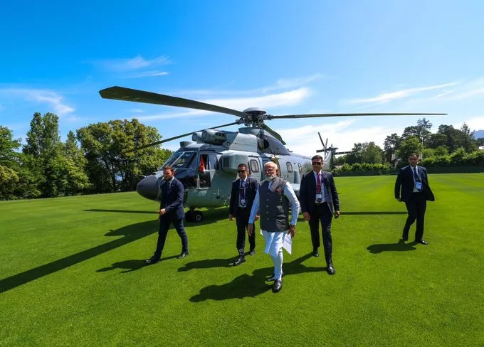 Modi's Tense G7 Arrival