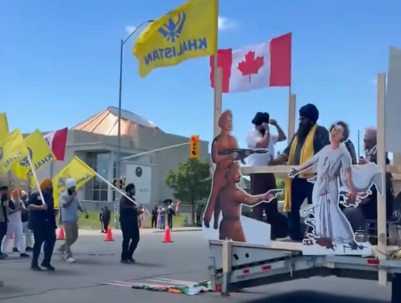 Carney Flouted: Khalistan Terror Floats Hit 8 Canadian Stree