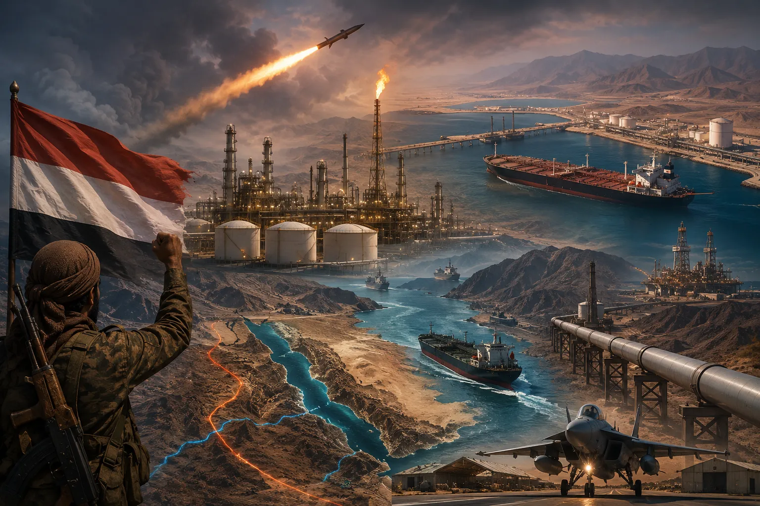 Saudi’s 3 Shocking Refinery Strikes Shatter Red Sea Trade
